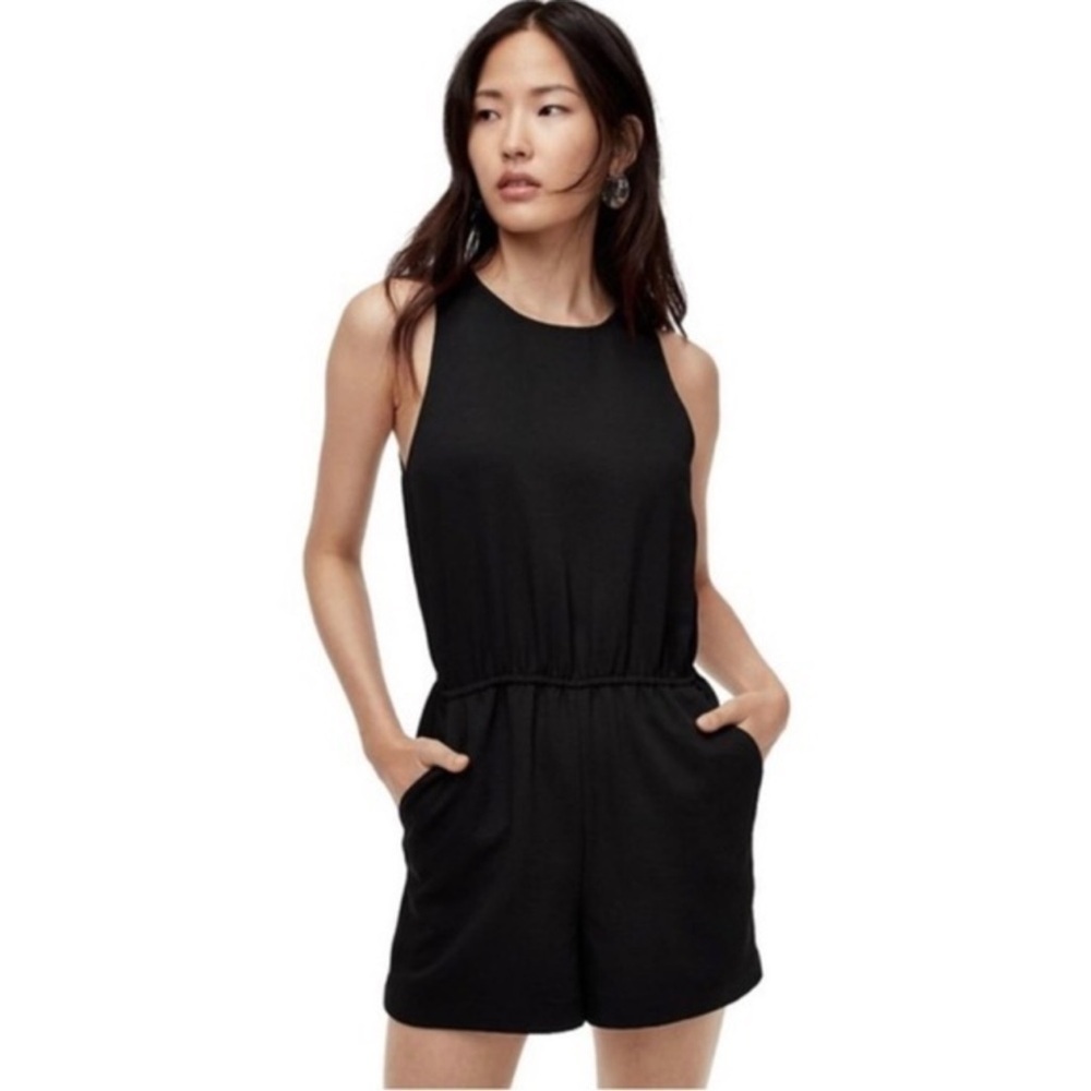 Aritzia Wilfred Rive Silk Romper